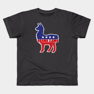 Obama Llama logo Kids T-Shirt